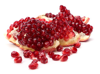 Image showing pomegranate isolated on white background