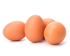 Image showing eggs isolated on white background