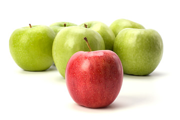 Image showing apples isolated on white background