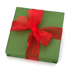 Image showing festive gift box