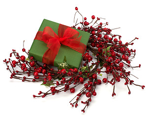 Image showing festive gift box