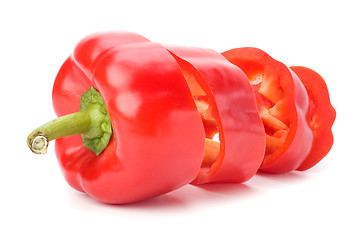 Image showing sweet pepper isolated on white background 