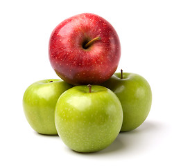 Image showing apples isolated on white background