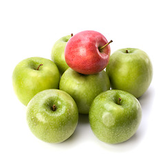 Image showing apples isolated on white background