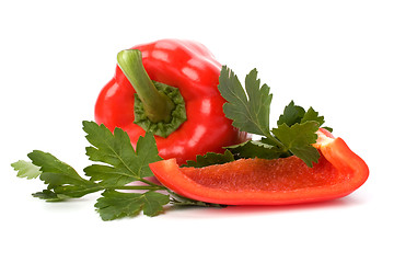 Image showing sweet pepper isolated on white background 