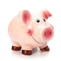 Image showing Lucky piggy bank isolated on white background