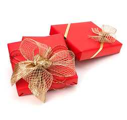 Image showing 
Luxurious gifts isolated on white background 
