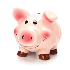 Image showing Lucky piggy bank isolated on white background