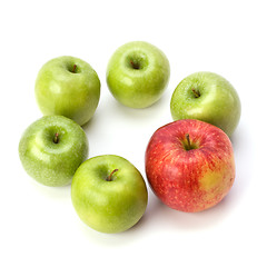 Image showing apples isolated on white background