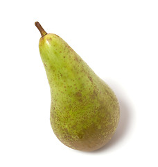 Image showing single pear isolated on the white background