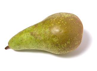 Image showing single pear isolated on the white background