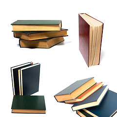 Image showing books isolated on white 

