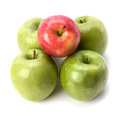 Image showing apples isolated on white background