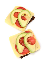 Image showing healthy sandwich