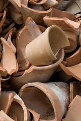 Image showing broken pots