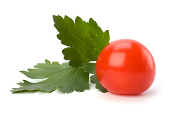 Image showing Cherry tomato isolated on white background