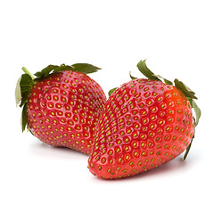 Image showing Strawberries isolated on white background