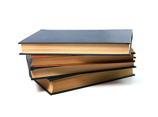 Image showing books stack isolated on white