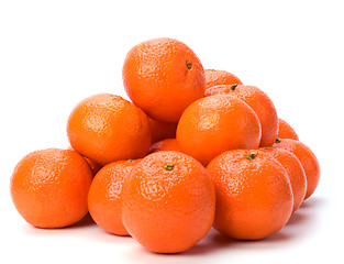 Image showing tangerines isolated on white background