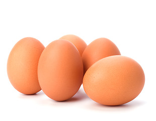 Image showing eggs isolated on white background