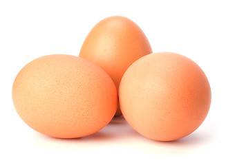 Image showing eggs isolated on white background