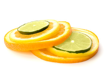 Image showing Citrus fruit slices