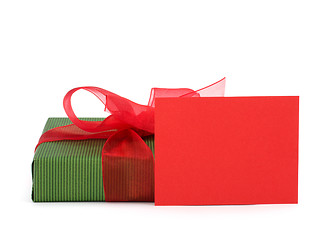 Image showing festive gift box