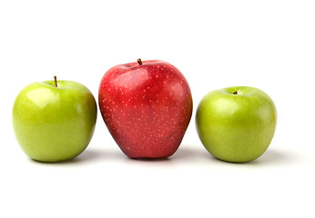 Image showing apples isolated on white background