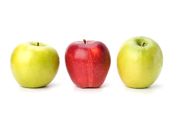 Image showing apples isolated on white background