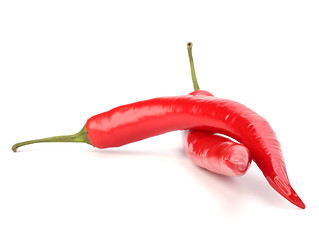 Image showing Chili pepper isolated on white background