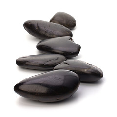 Image showing zen stones isolated on the white background 