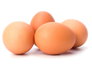 Image showing eggs isolated on white background