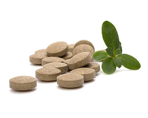 Image showing herbal pills