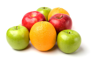 Image showing fruits isolated on white background