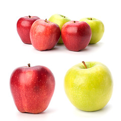 Image showing red and green apples 