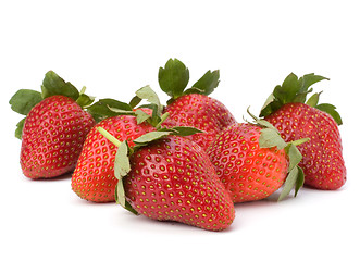Image showing Strawberries isolated on white background