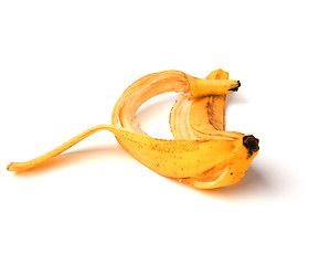 Image showing banana peel isolated on white background