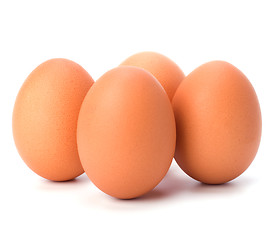 Image showing eggs isolated on white background