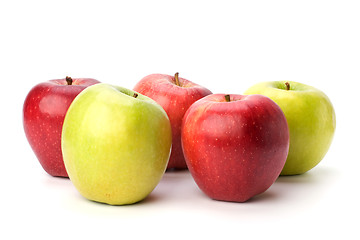 Image showing apples isolated on white background