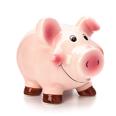 Image showing Lucky piggy bank isolated on white background