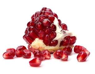 Image showing pomegranate isolated on white background