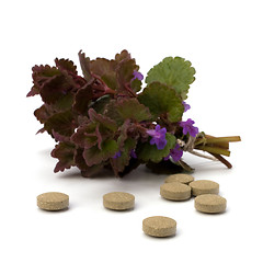 Image showing herbal medicine isolated on white background 