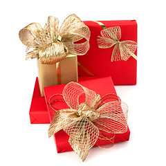 Image showing 
Luxurious gifts isolated on white background 
