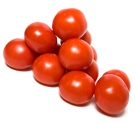 Image showing red tomato isolated  on white background 