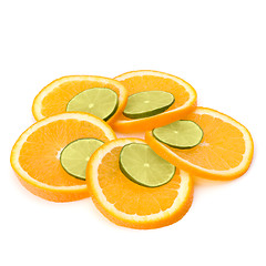 Image showing Citrus fruit slices