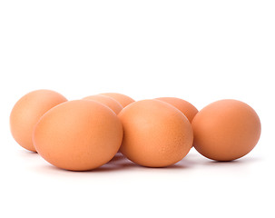 Image showing eggs isolated on white background