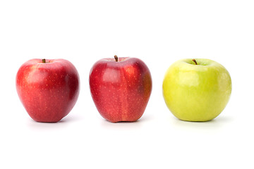 Image showing apples isolated on white background