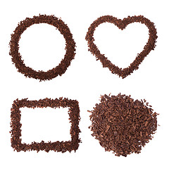 Image showing chocolate frames 