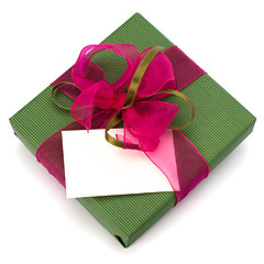 Image showing festive gift box
