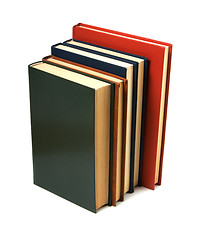 Image showing books stack isolated on white